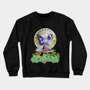 Fairy Magic Enchanted Full Moon Crewneck Sweatshirt